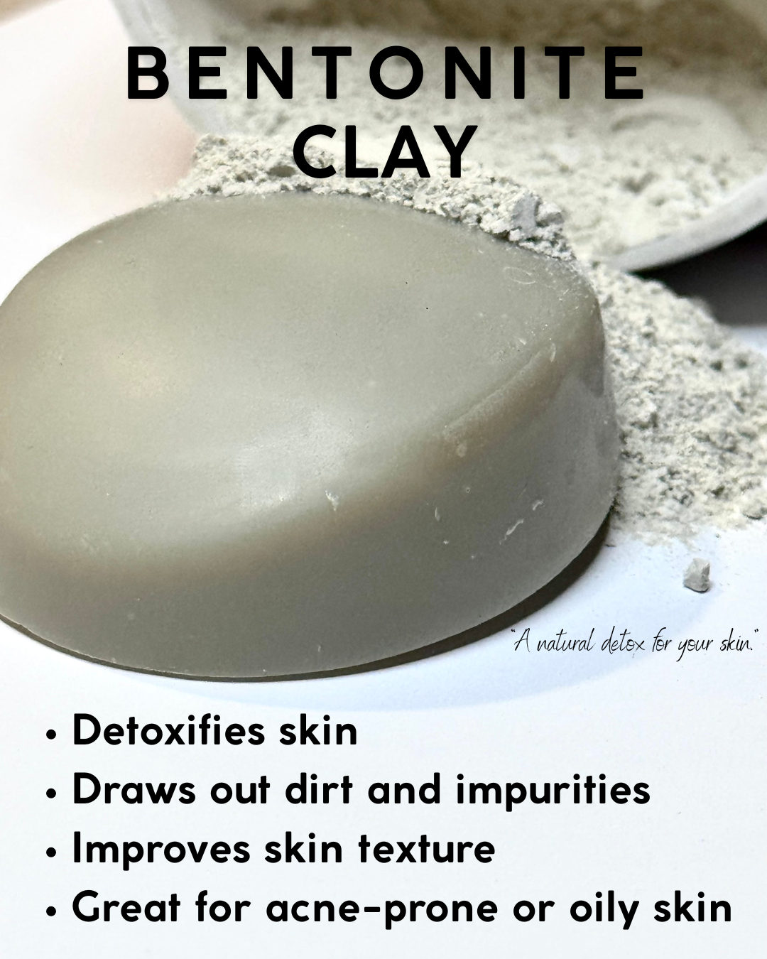 The Original Soap Bar - Grass-Fed Tallow · Bentonite Clay · Tea Tree