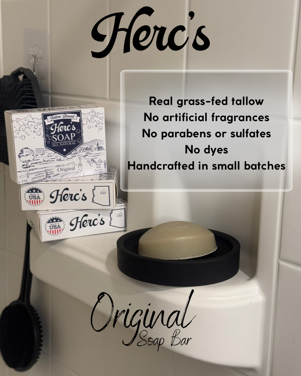 Herc’s 3-Bar Soap Bundle — Includes 2 Duckies + Stickers