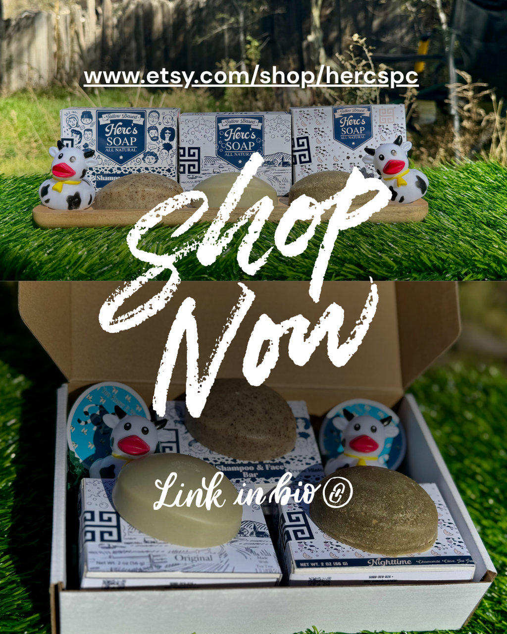 The Original Soap Bar - Grass-Fed Tallow · Bentonite Clay · Tea Tree