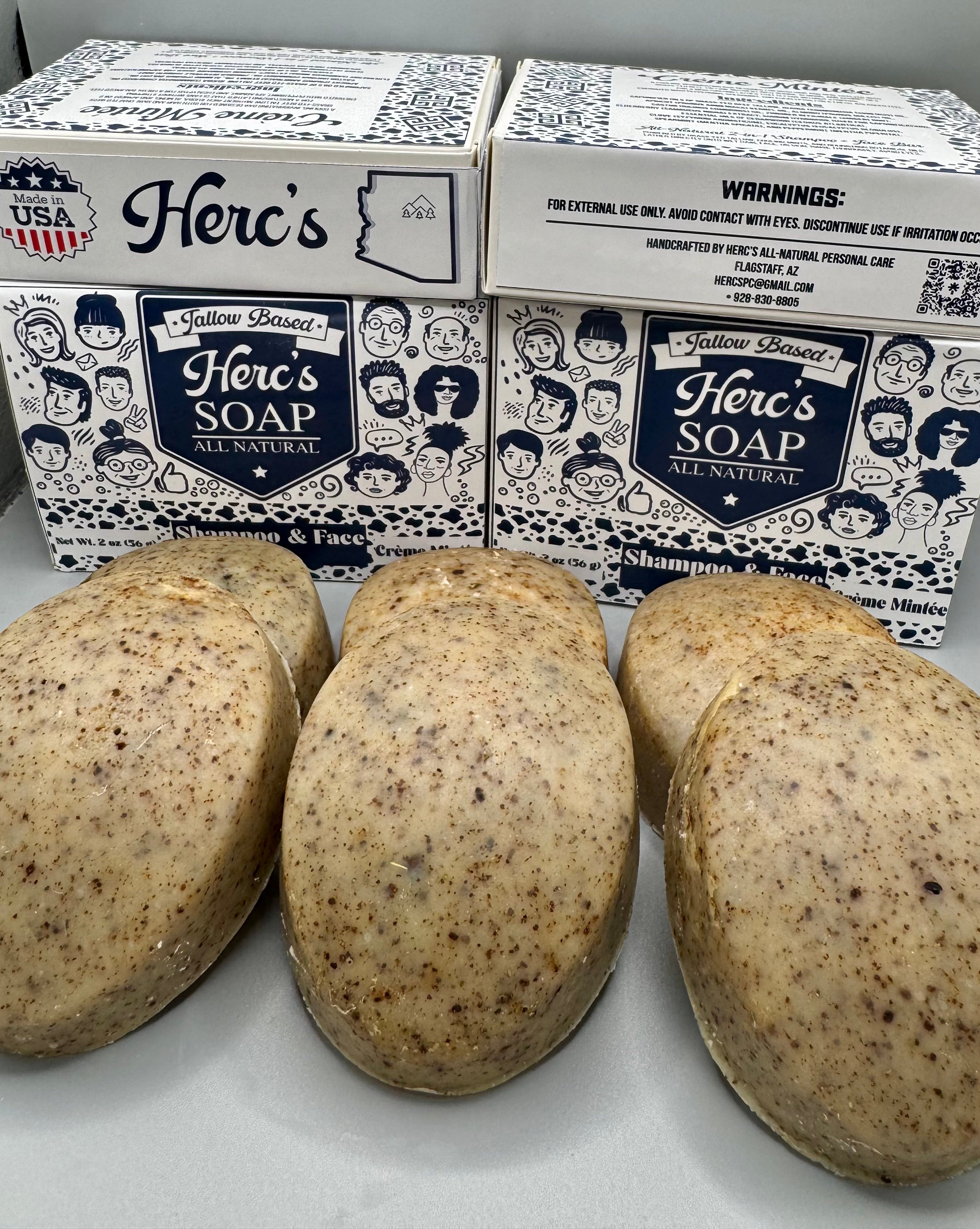 Shampoo & Face Beef Tallow Soap Bar