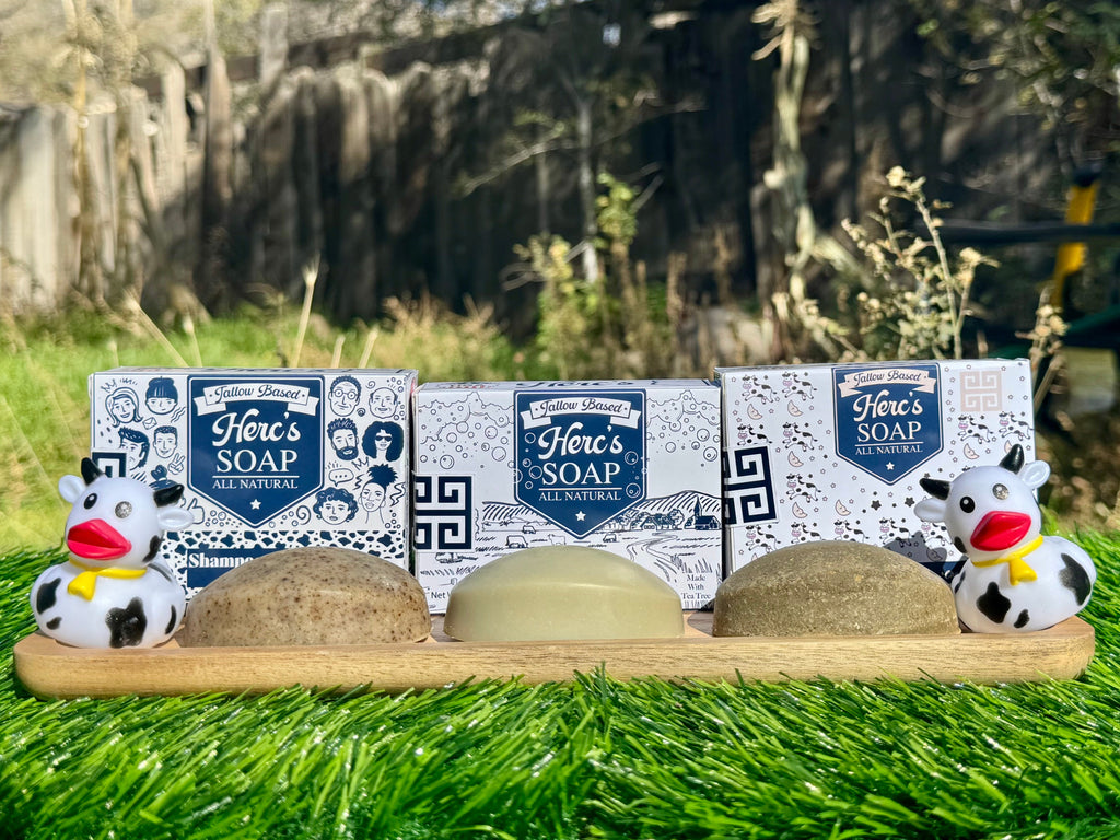 Nighttime Soap Bar - Grass Fed Tallow, Eucalyptus, And Medicinal Ingredient