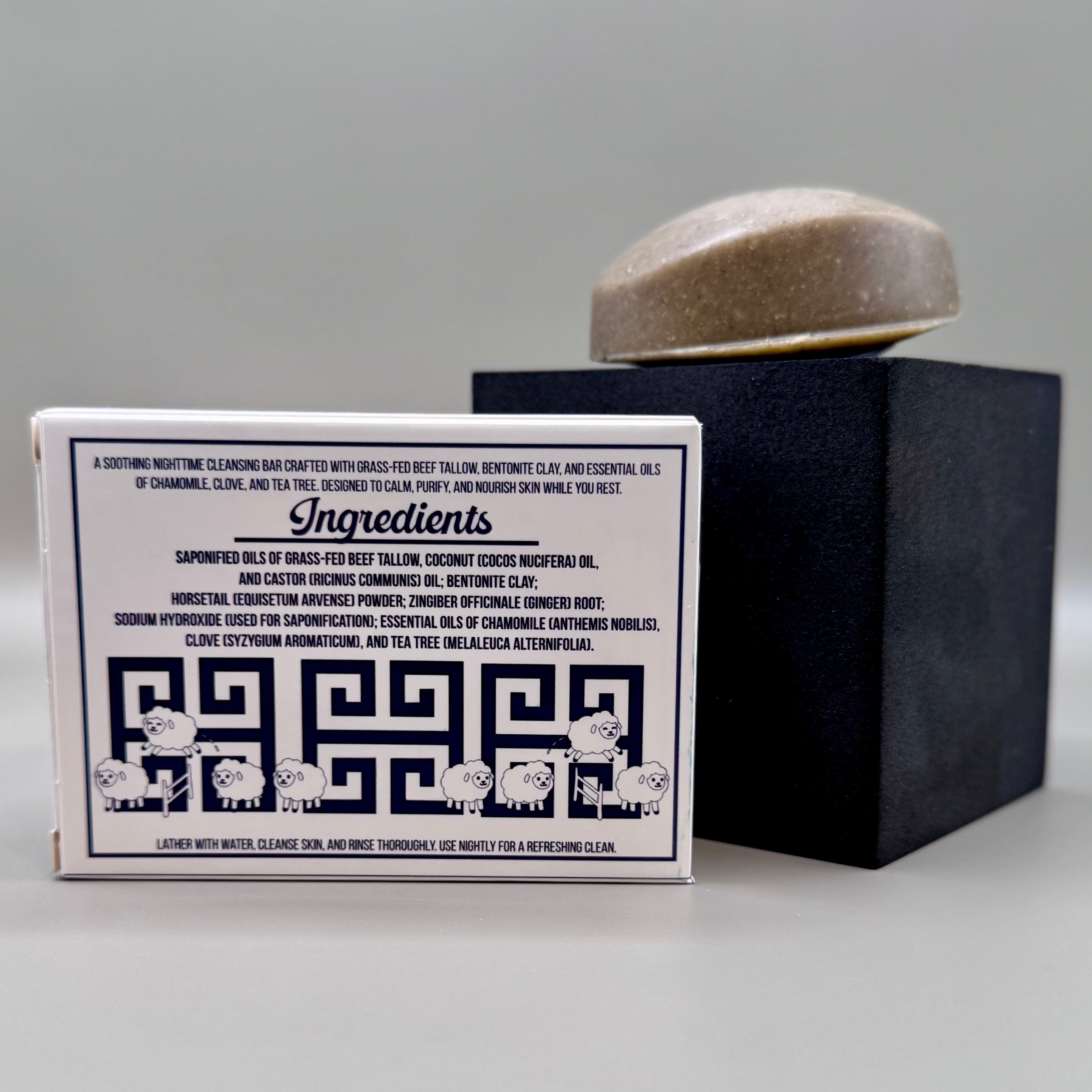 Calming Tallow Face & Body Bar | Herc’s Nighttime