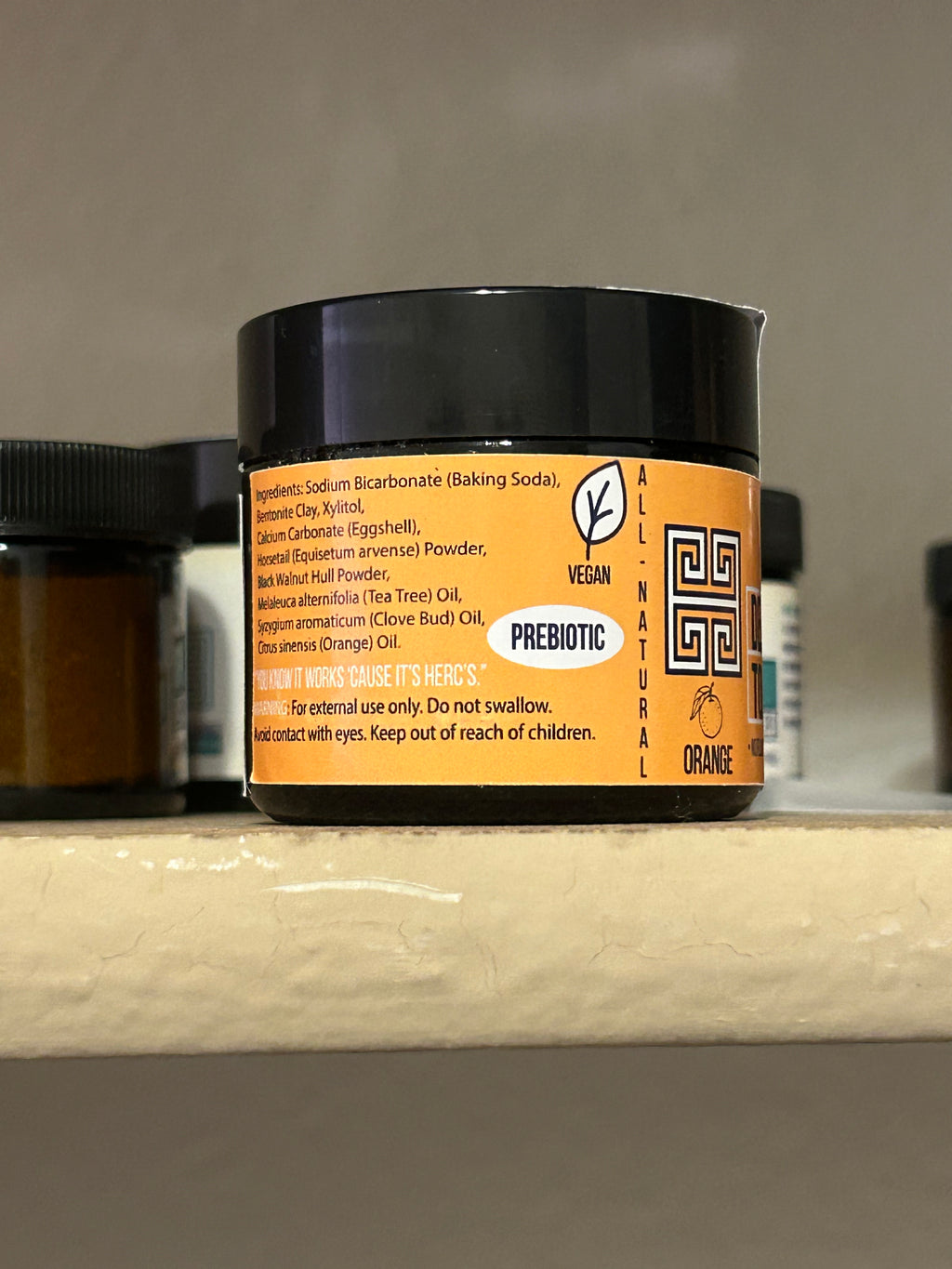 Deep Cleaning Orange Flavor Tooth Powder