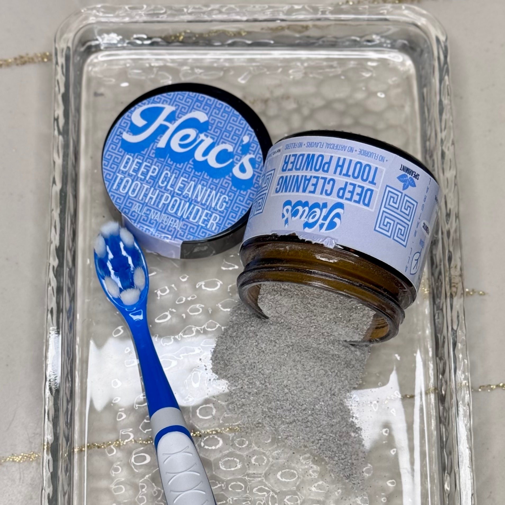 Deep Cleaning Tooth Powder – Natural Remineralizing Tooth Powder with Xylitol, Comfrey Root & Bentonite Clay